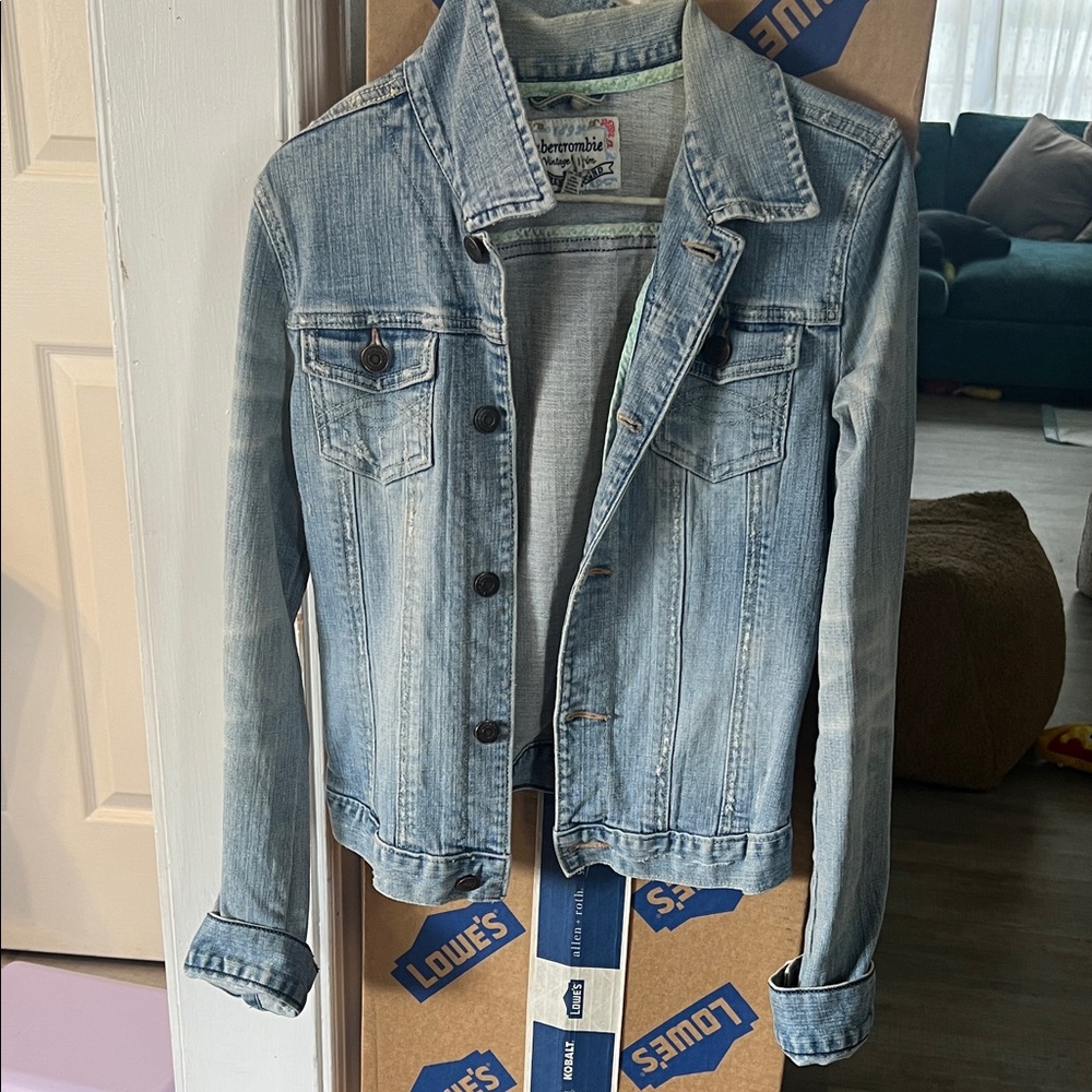 Abercrombie Kids Light Blue Jean Jacket